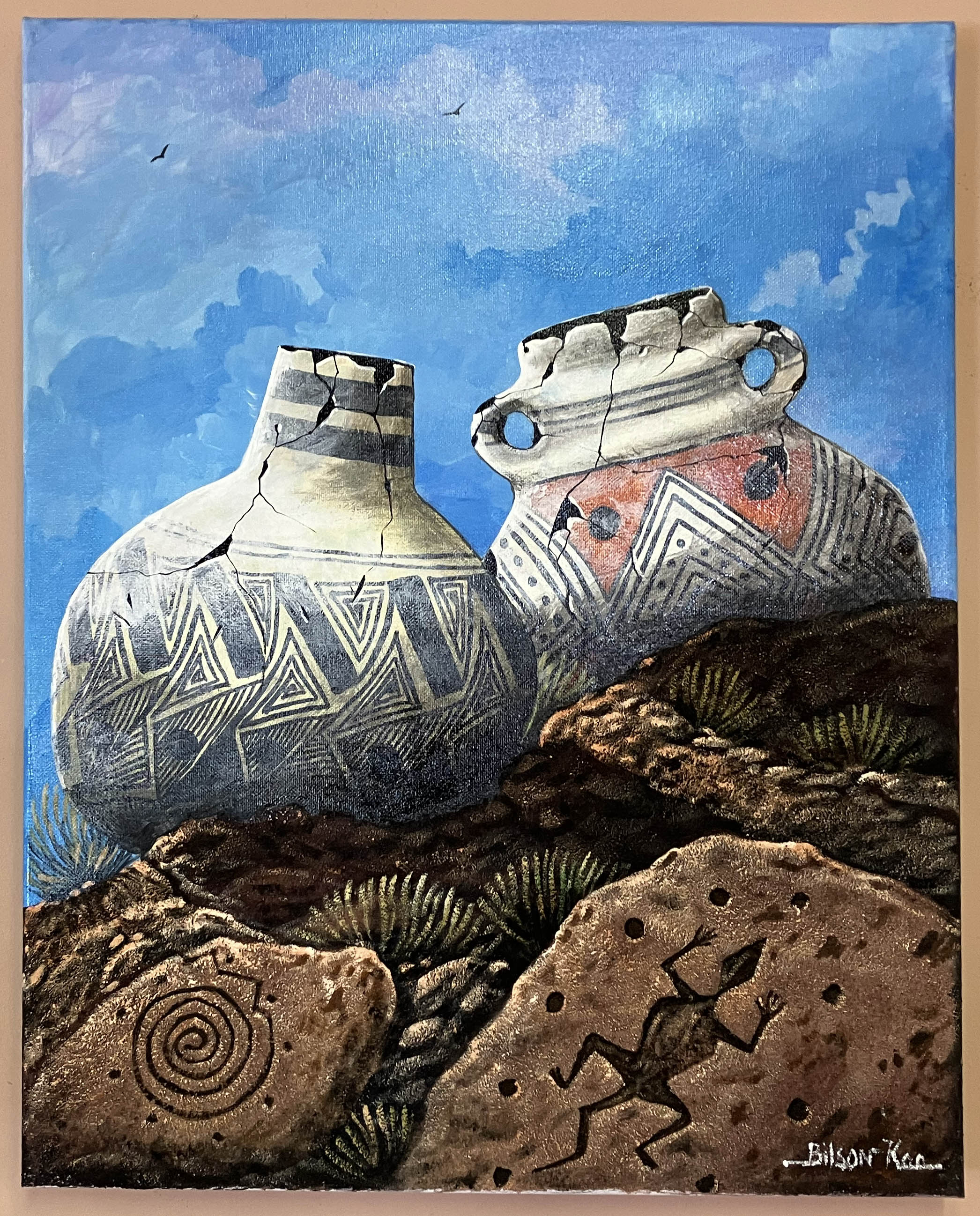 Bilson Kee | Navajo Painting | Penfield Gallery of Indian Arts | Albuquerque, New Mexico